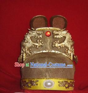 Chinese Ming Dynasty Emperor Dragon Crown Hat