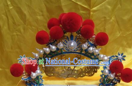 Chinese Peking Opera Wedding Hat for Men