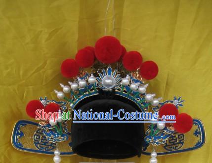 Chinese Stage Performance Bridegroom Wedding Hat