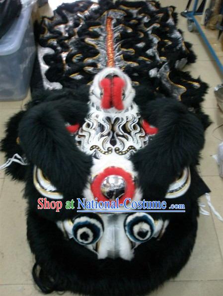 Top Competition and Parade Lion Dancing Head and Costume Complete Set