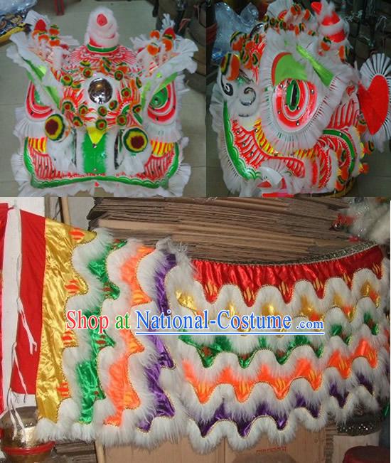 Ancient Chinese Style Lion Dancing Costume Complete Set