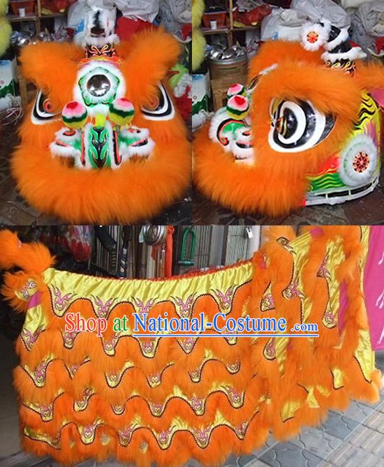 Supreme Luminous Lucky Bat Pattern Lion Dance Costume Complete Set