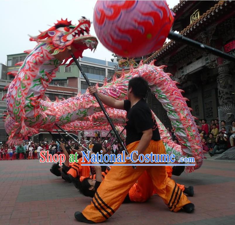 Traditional Luminous Dragon Dancing Costume Complete Set