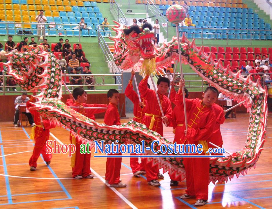 Luminous Competition and Parade Dragon Dance Costume Complete Set for Kids