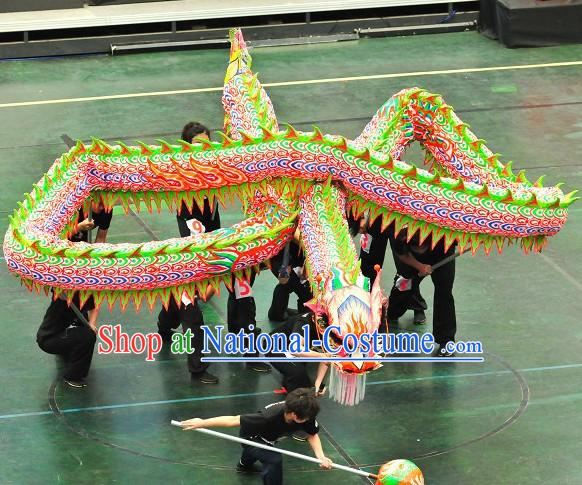 Happy Festival Celebration Luminous Dragon Dance Costume Complete Set