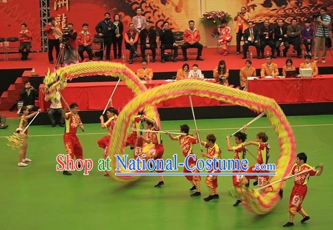 Competition and Parade Glowing In Dark Dragon Dancing Costume Complete Set