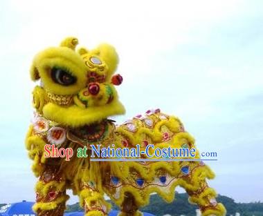 Beijing Olympics Opening Ceremony Sheep Fur Lion Dance Costume Complete Set