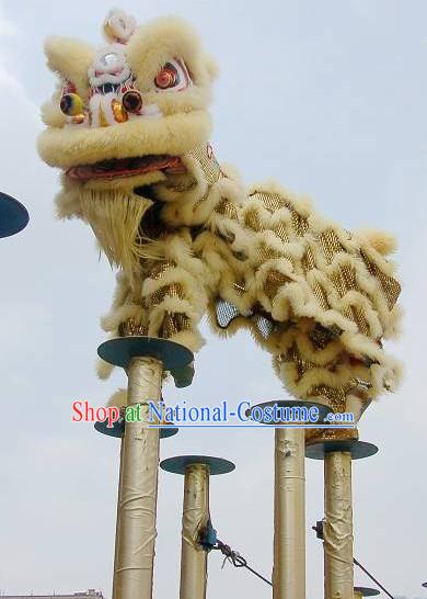 Supreme Sheep Fur HOK SAN Lion Dance Costume Complete Set