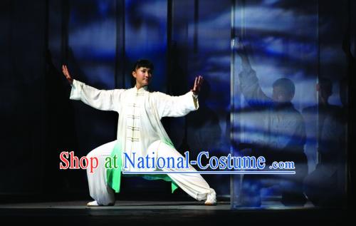 Beijing Olympic Games Opening Ceremony Tai Chi Silk Clothes Complete Set