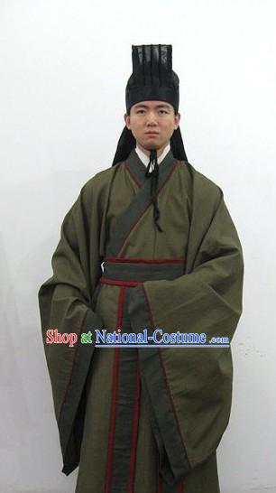 Ancient Chinese Men Clothing and Hat