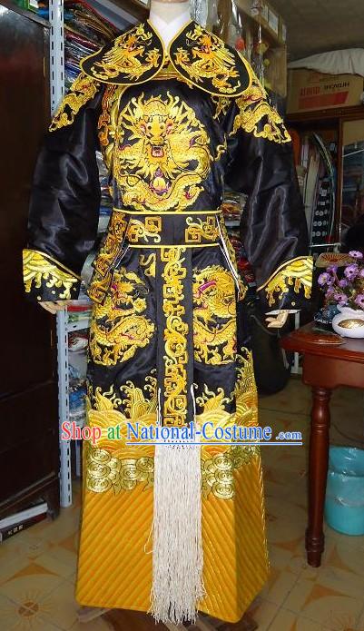 Peking Opera Embroidered Dragon Costume Complete Set