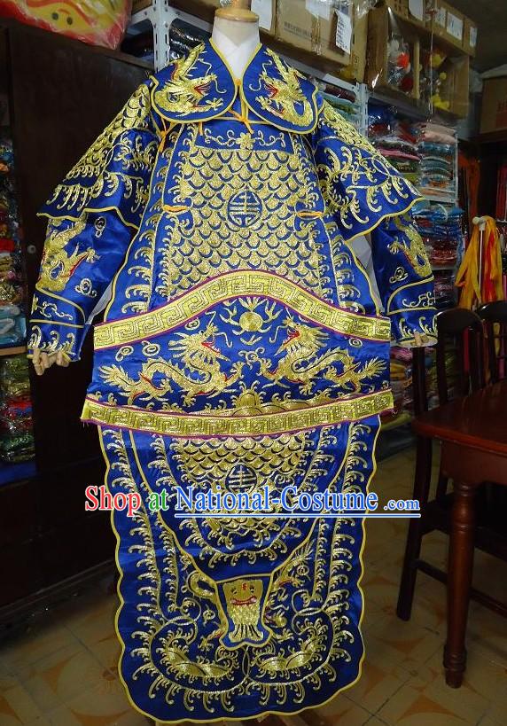 Peking Opera Dragon Armor Costume Complete Set