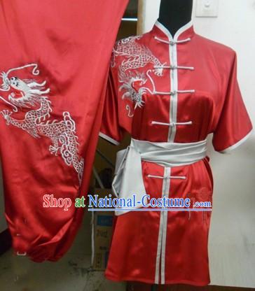 Chinese Silk Dragon Kung Fu Uniforms for Men