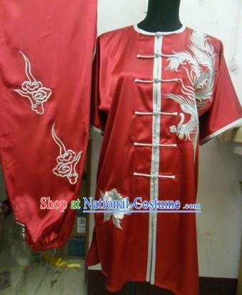 Chinese Silk Phoenix Kung Fu Uniforms for Women