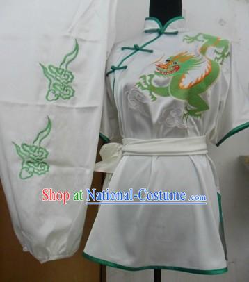 Chinese Silk Dragon Kung Fu Uniform for Women