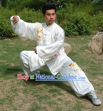 Traditional Chinese Silk Dragon Kung Fu Suit