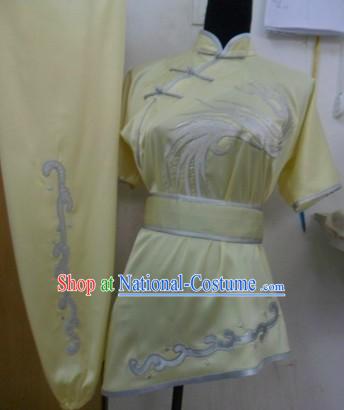 Traditional Chinese Short Sleeve Silk Kung Fu Suit