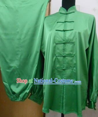 Traditional Chinese Silk Kung Fu Practice Dress