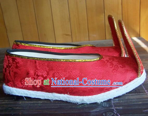 Traditional Chinese Bridegroom Wedding Shoes