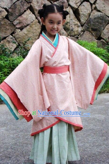 Ancient Han Chinese Clothing for Kids