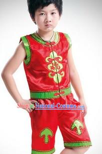 Traditional Children Dragon Dancer Uniform