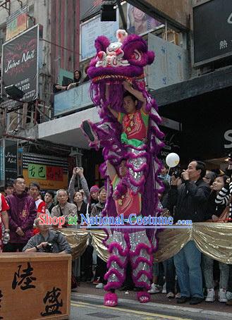 Business Opening Ceremony Southern Lion Dance Costumes Complete Set