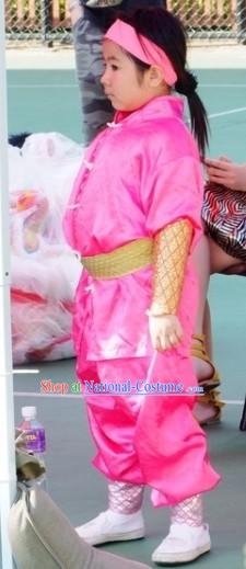 Traditional Chinese Dragon Dancer Costumes for Kids