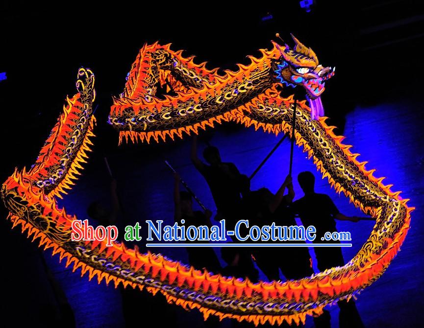 Professional Competition Luminous Dragon Dance Costumes Complete Set