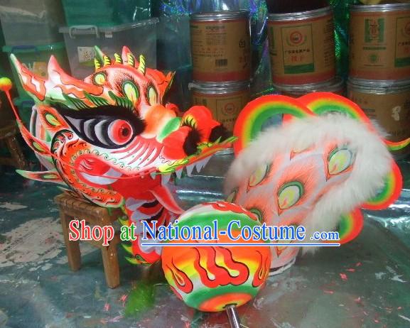 Luminous Phoenix Pattern Dragon Dance Equipment Complete Set