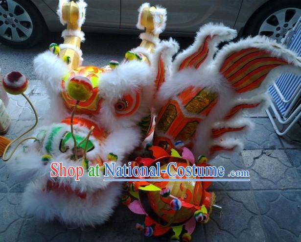 Supreme Chinese Dragon Dance Costume Complete Set for Kids