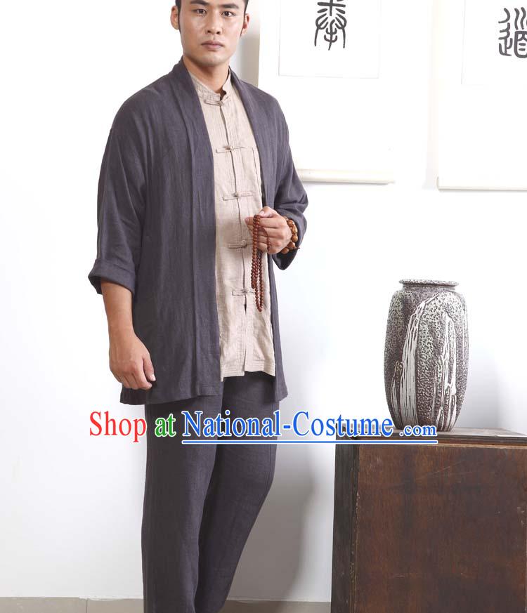 Chinese Classic Autumn Wear Clothes Set for Men