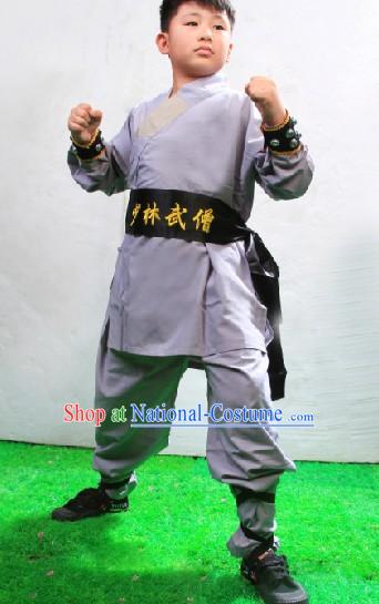 Traditional Chinese Shaolin Monk Suit for Kids