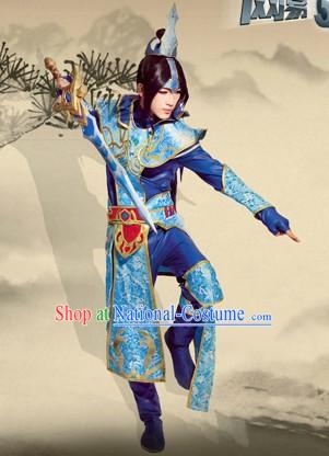 Ancient Chinese Journey to the West Prince Costume and Headpiece