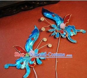 Ancient Chinese Handmade Butterfly Hairpin for Women