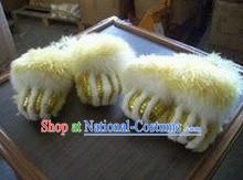 Professional Sheep Fur Lion Dance Claws