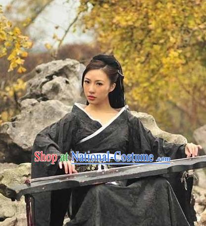 Ancient Chinese World Empress Black Clothes