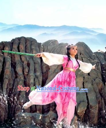 Chinese Heroin Huang Rong Kung Fu Outfit for Women