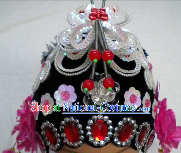 Chinese Opera Hua Dan Headpiece Set for Women