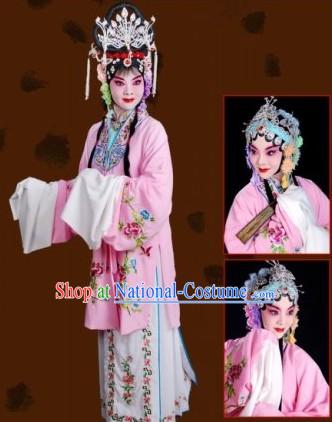 Long Sleeve Chinese Opera Embroidered Costume for Women