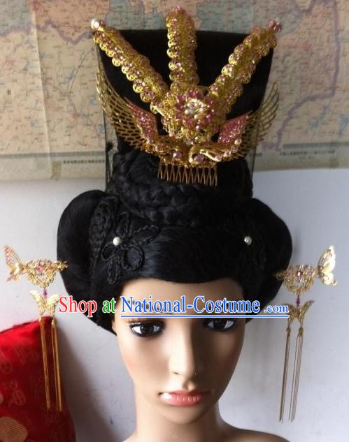 Tang Dynasty Empress Phoenix Accessories and Wig