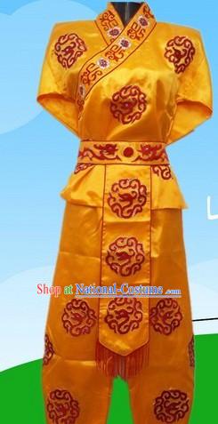 Traditional Chinese Dragon Dancer Costume for Men