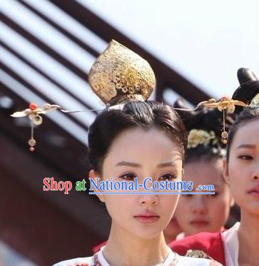 Ancient Chinese Tang Dynasty Princess Headpiece