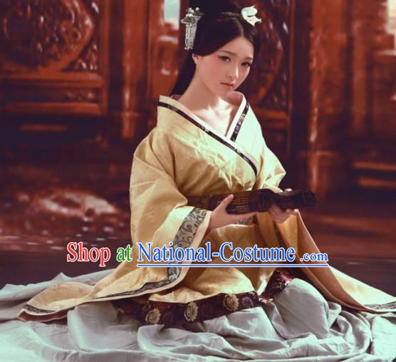 Ancient Han Dynasty Palace Maid Costumes for Women