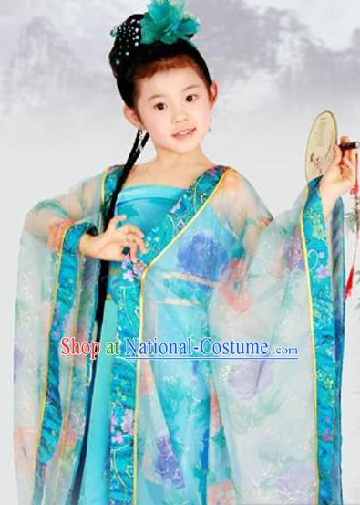 Ancient Chinese Tang Dynasty Costume for Kids