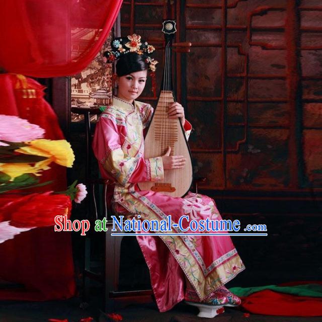 Chinese Classical Big Family Embroidered Lady Clothes