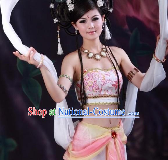 Chinese Traditional Dunhuang Flying Fairy Costumes