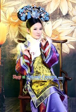 Qing Dynasty Empress Clothes Complete Set for Women