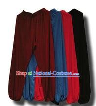 Traditional Chinese Tai Chi Silk Pants