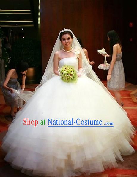 Supreme Romantic White Wedding Dress
