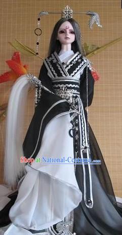 Ancient Chinese Emperor s Teacher Costumes and Headpiece